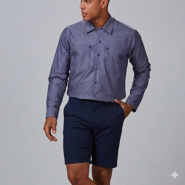 Bermuda Chino T400 Homme Fabrication Spéciale Gary's Workwear