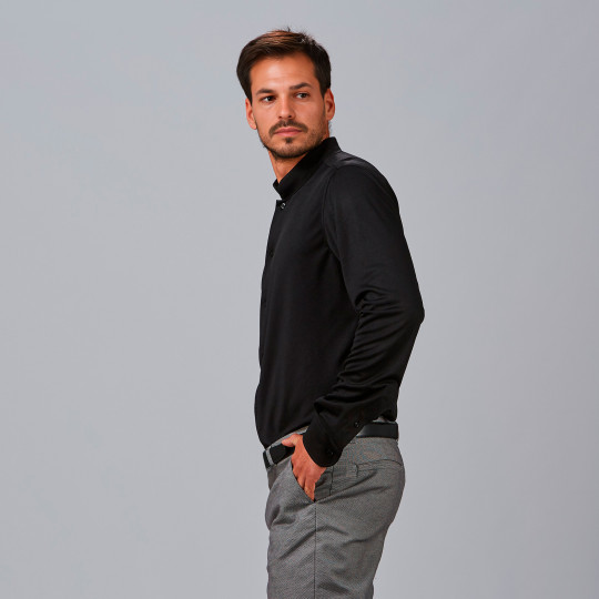Chemise Homme C/Mao Slim Fit Interlock Pietro Gary's Workwear