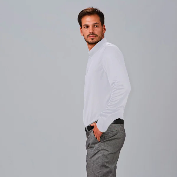 Chemise Homme C/Mao Slim Fit Interlock Pietro Gary's Workwear