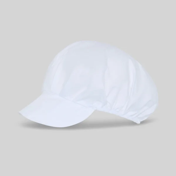 Lot de 10 Casquettes Femme Popeline Blanc