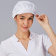 Lot de 10 Casquettes Femme Popeline Blanc