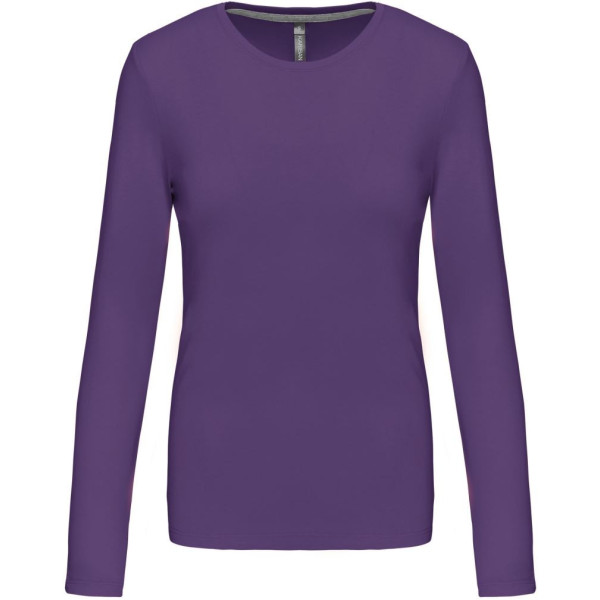 T-shirt col rond manches longues femme Kariban