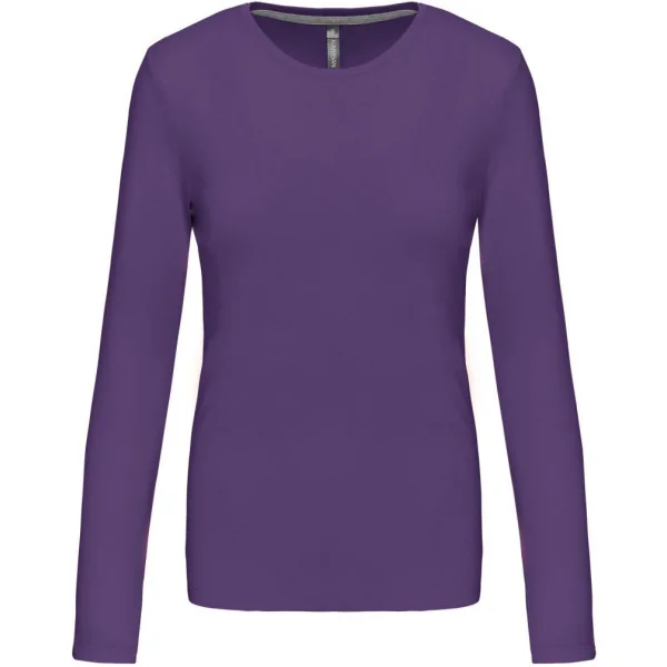 T-shirt col rond manches longues femme Kariban