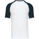 T-shirt baseball bicolore manches courtes Kariban