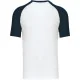 T-shirt baseball bicolore manches courtes Kariban