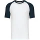 T-shirt baseball bicolore manches courtes Kariban