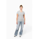 T-shirt col V manches courtes femme Kariban