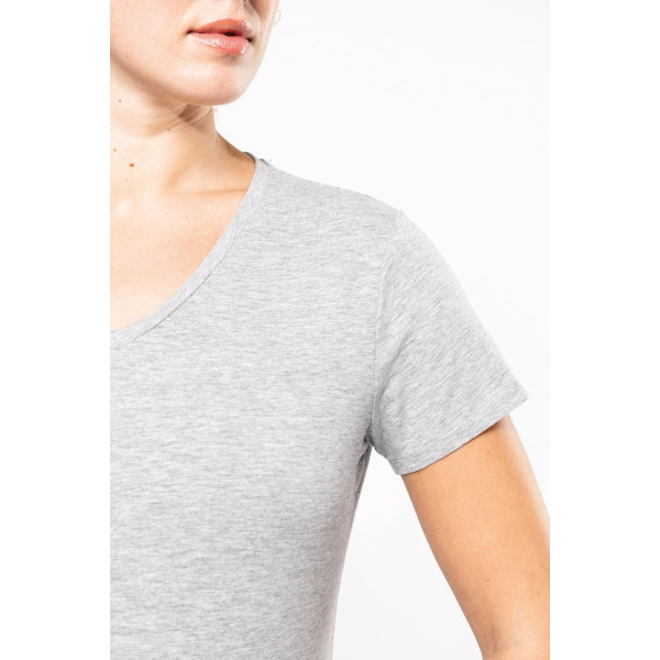 T-shirt col V manches courtes femme Kariban