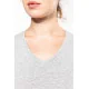 T-shirt col V manches courtes femme Kariban