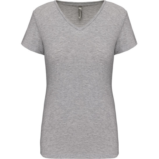 T-shirt col V manches courtes femme Kariban