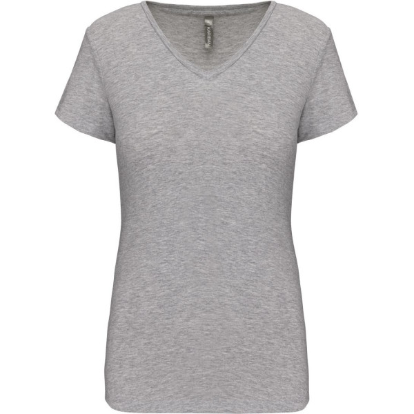 T-shirt col V manches courtes femme Kariban