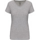 T-shirt col V manches courtes femme Kariban