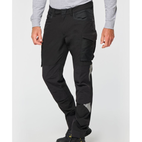 Pantalon stretch recyclé multipoches unisexe WK
