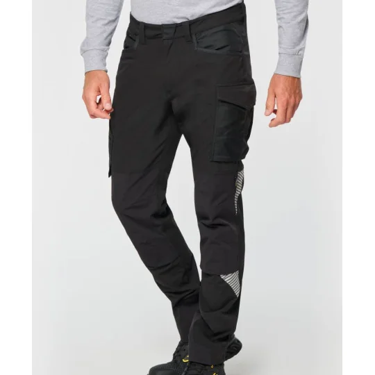 Pantalon stretch recyclé multipoches unisexe WK