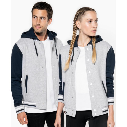 Blouson Teddy à capuche Unisexe Kariban