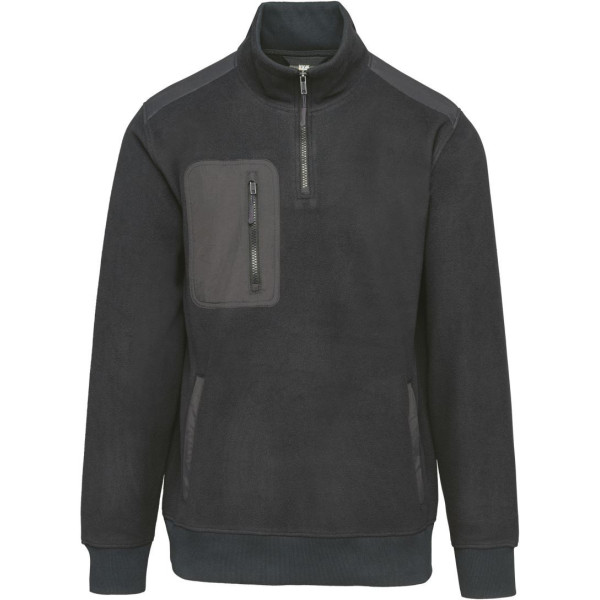 Polaire écoresponsable col zippé unisexe WK