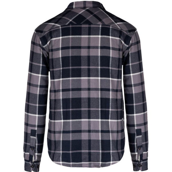 Surchemise à carreaux doublée sherpa homme Kariban
