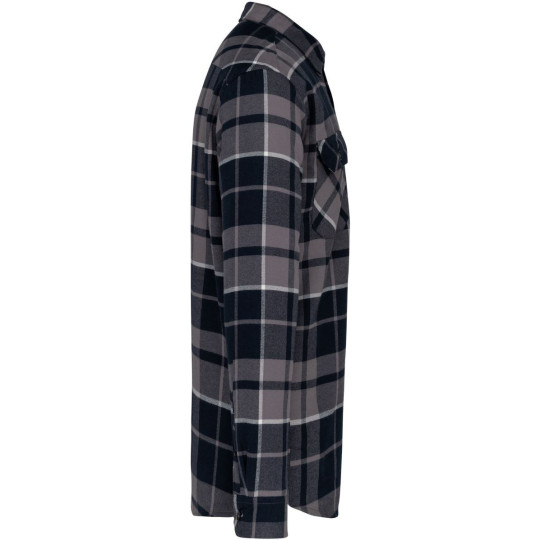 Surchemise à carreaux doublée sherpa homme Kariban