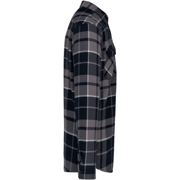Surchemise à carreaux doublée sherpa homme Kariban