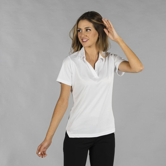Polo Interlock Redline Femme