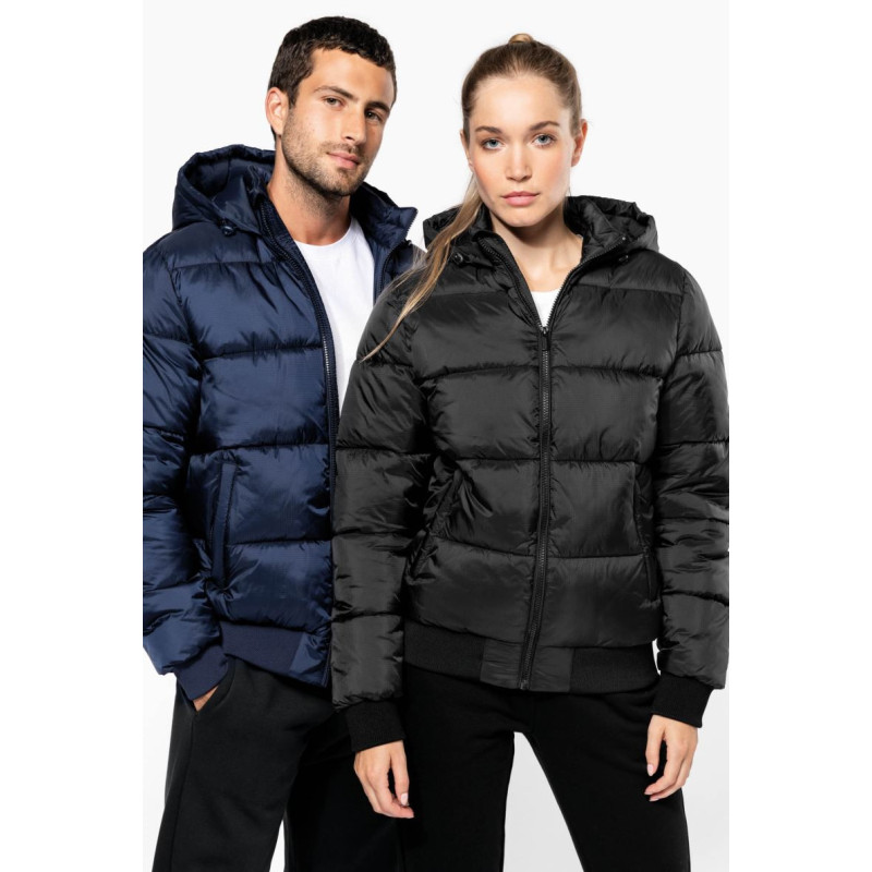 Veste unisexe ripstop recyclée à capuche Kariban