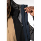 Parka 3-en-1 imperméable à capuche bicolore unisexe Kariban