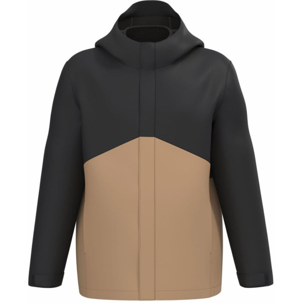 Parka 3-en-1 imperméable à capuche bicolore unisexe Kariban