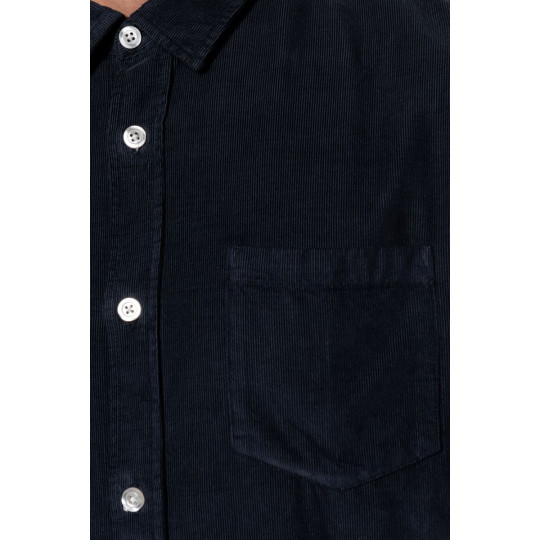 Chemise manches longues en velours homme Kariban
