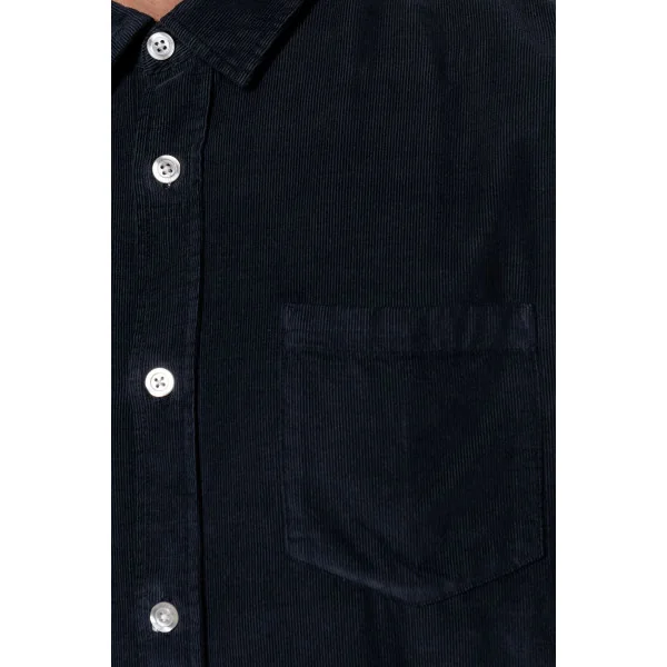 Chemise manches longues en velours homme Kariban