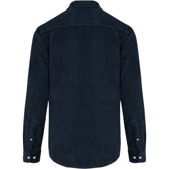Chemise manches longues en velours homme Kariban