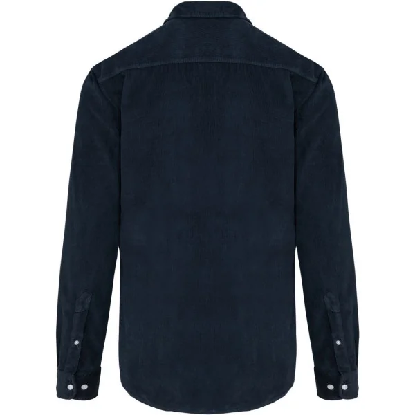Chemise manches longues en velours homme Kariban