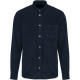 Chemise manches longues en velours homme Kariban