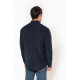 Chemise manches longues en velours homme Kariban