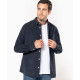 Chemise manches longues en velours homme Kariban