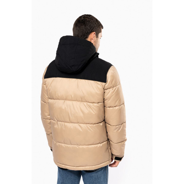 Parka matelassée à capuche bi-ton unisexe Kariban
