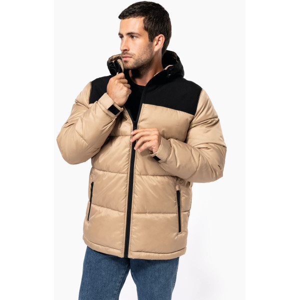 Parka matelassée à capuche bi-ton unisexe Kariban