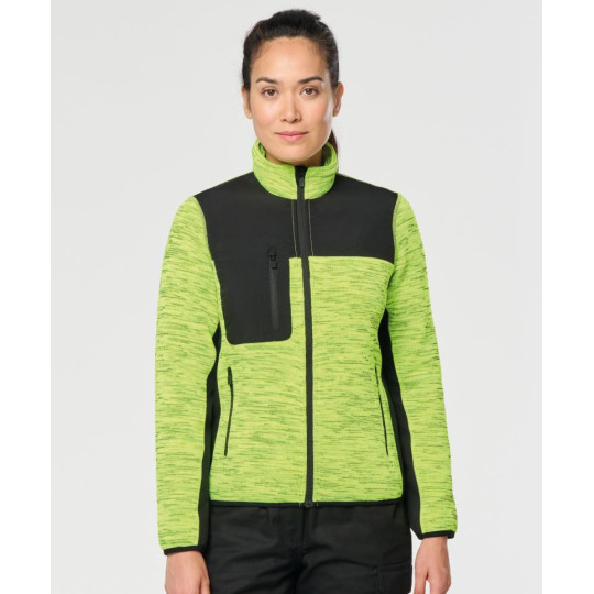 Veste recyclée en polytricot femme WK