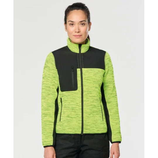 Veste recyclée en polytricot femme WK