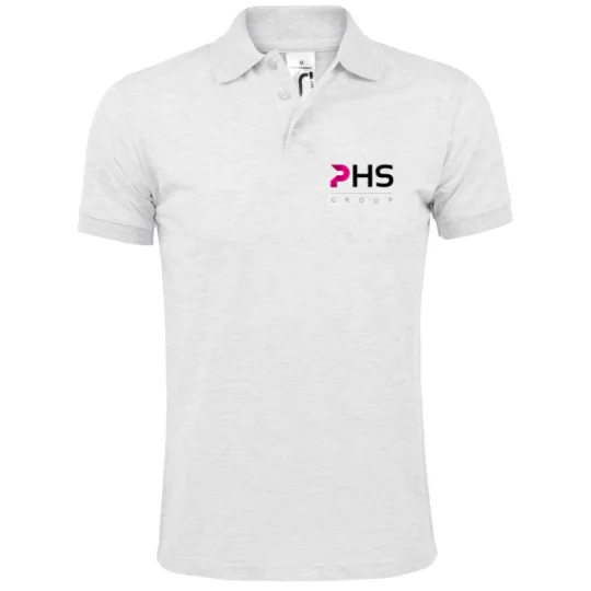 Polo Homme Gris PHS Group