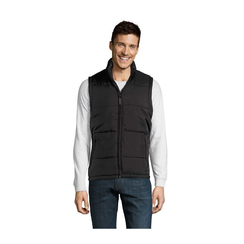 Bodywarmer matelass sans manche 100% polyamide WARM Homme Sol's