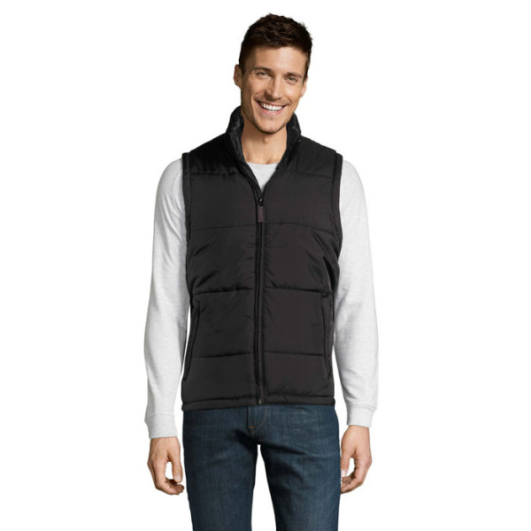 Bodywarmer matelass sans manche 100% polyamide WARM Homme Sol's