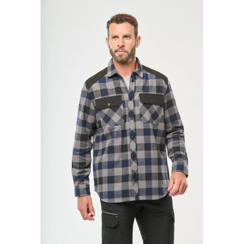 Chemise à carreaux avec poches homme WK