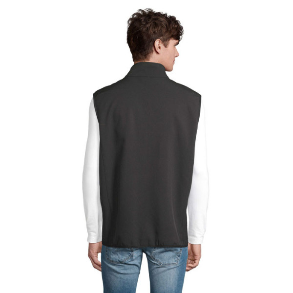 Veste Zippé Softshell sans manche FALCON BW Homme Sol's