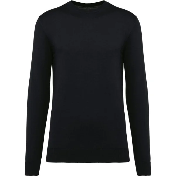 Pull Supima® col rond homme Premium