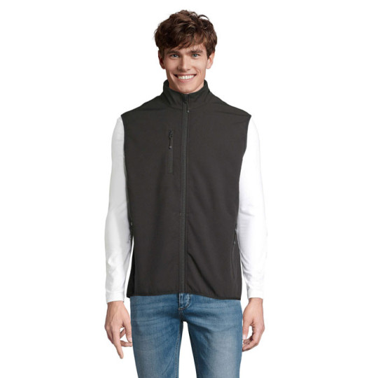 Veste Zippé Softshell sans manche FALCON BW Homme Sol's