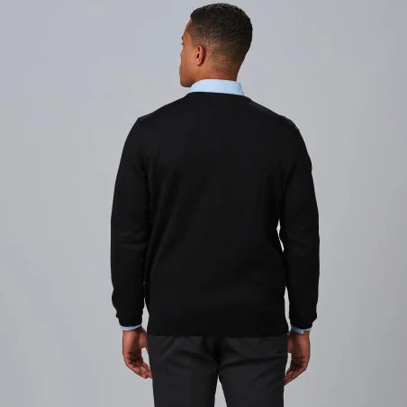 Pull Col V Homme