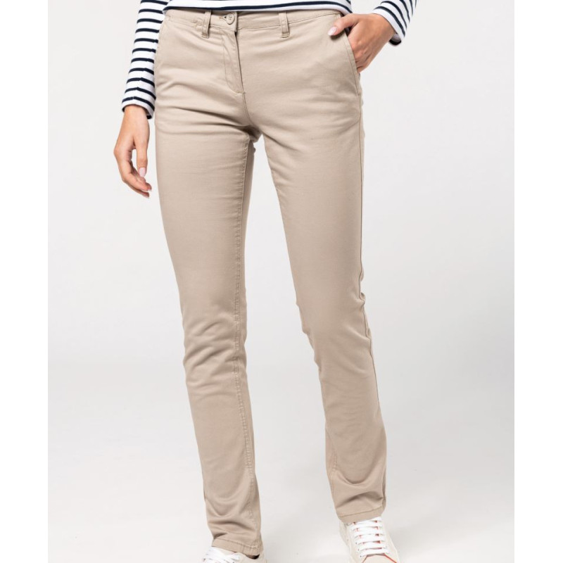 Pantalon chino femme Kariban