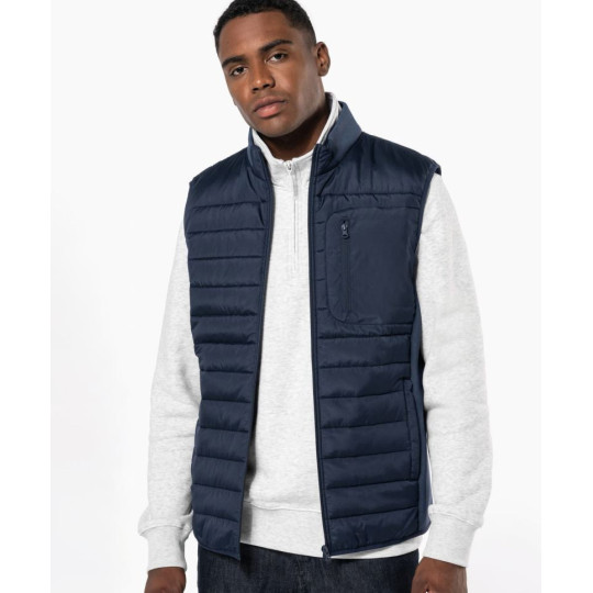 Bodywarmer bi-matière homme Kariban