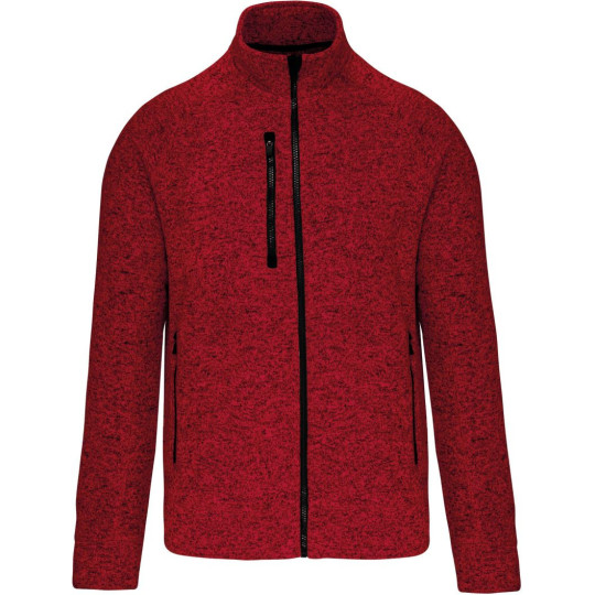 Veste zippée chinée homme Kariban