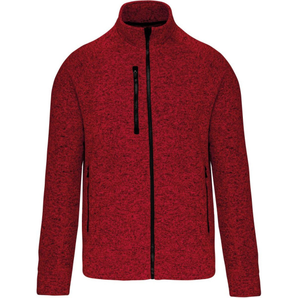 Veste zippée chinée homme Kariban